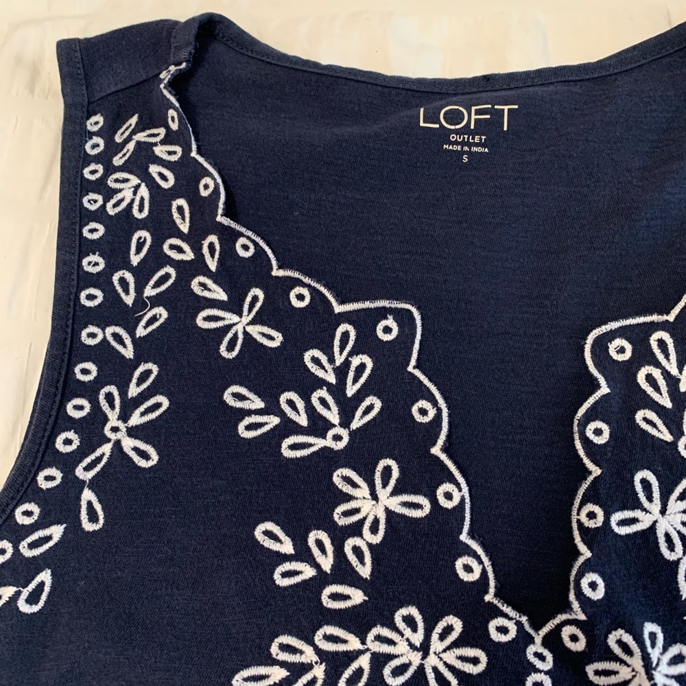 Loft Embroidered Tank - Picture 7 of 16